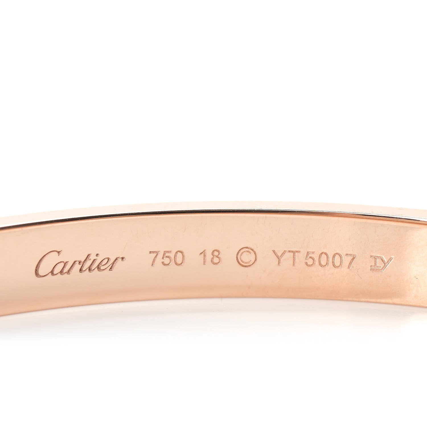 Cartier 18K Pink Gold LOVE Bracelet 18 4 of 4