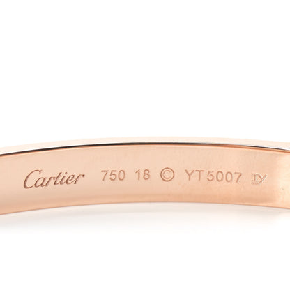 Cartier 18K Pink Gold LOVE Bracelet 18 4 of 4