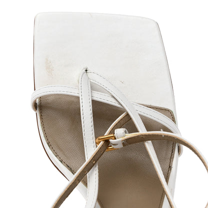 Bottega Veneta Nappa Rope Stretch Multi Strap 90mm Sandals 38 White 9 of 9