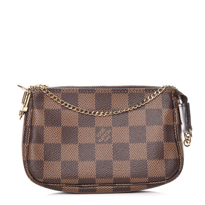Louis Vuitton Damier Ebene Mini Pochette Accessories 1 of 8