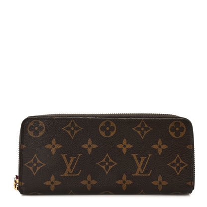 Louis Vuitton Monogram Clemence Wallet Fuchsia 1 of 9