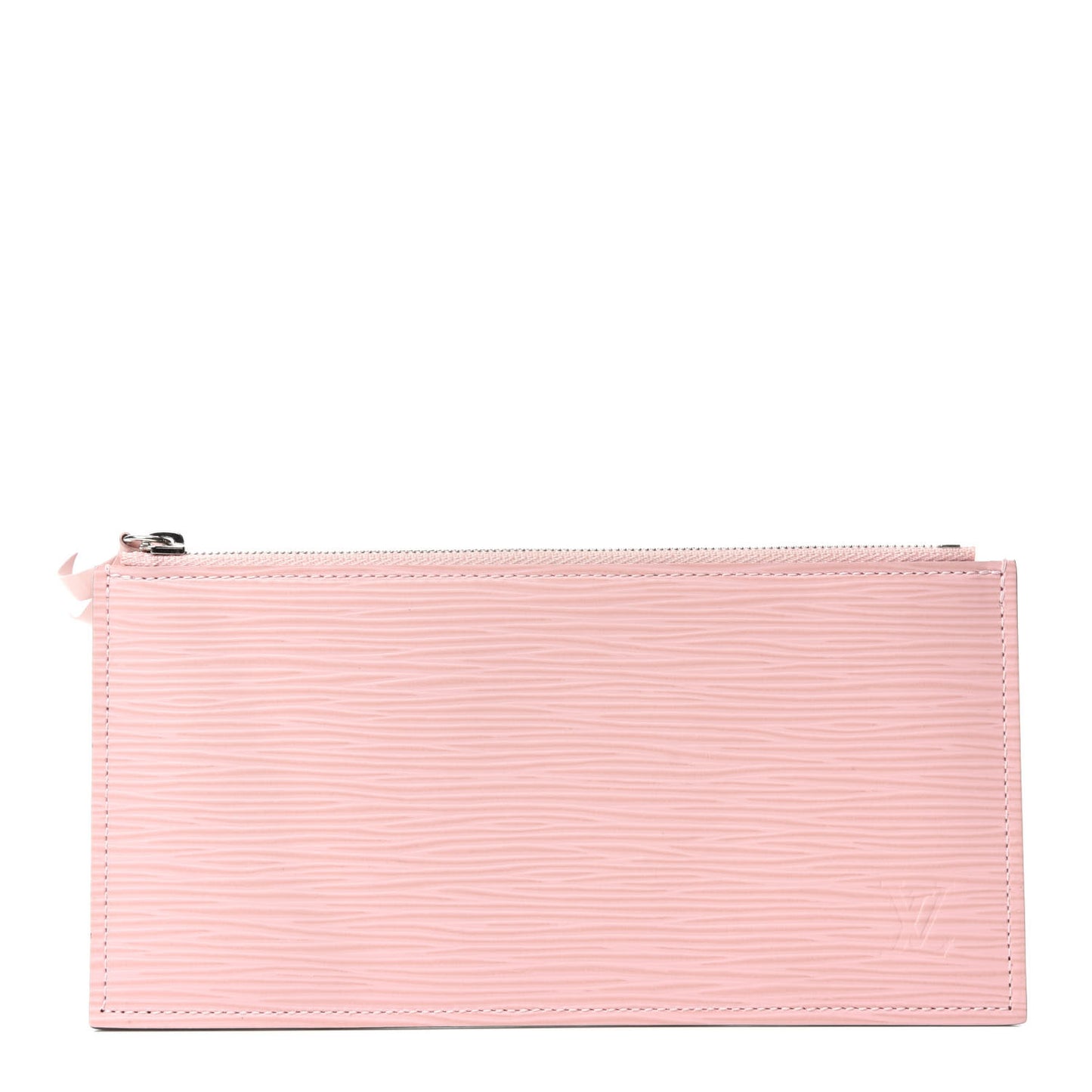 Epi Felicie Chain Wallet Zippered Insert Rose Ballerine