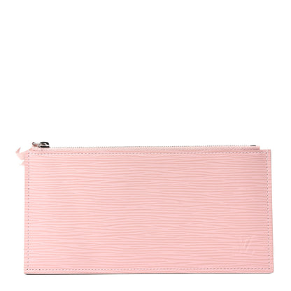 Louis Vuitton Epi Felicie Chain Wallet Zippered Insert Rose Ballerine 1 of 8