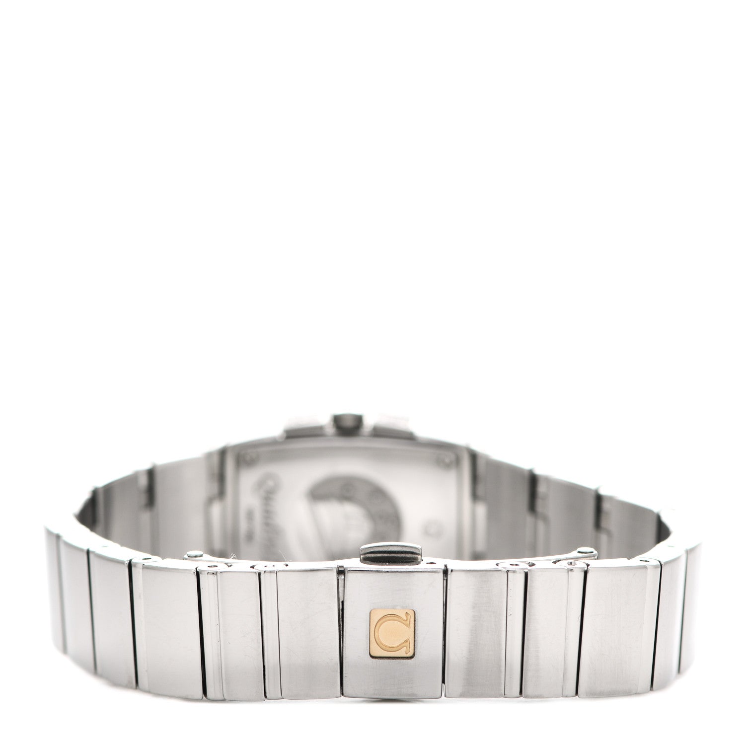 Omega Stainless Steel Diamond Mother of Pearl 21mm Constellation Quadrella Quartz Watch Multicolor 1585.79.00 3 of 5