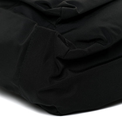 Balenciaga Nylon Political Campaign Logo Embroidered Explorer Backpack Black 8 of 9