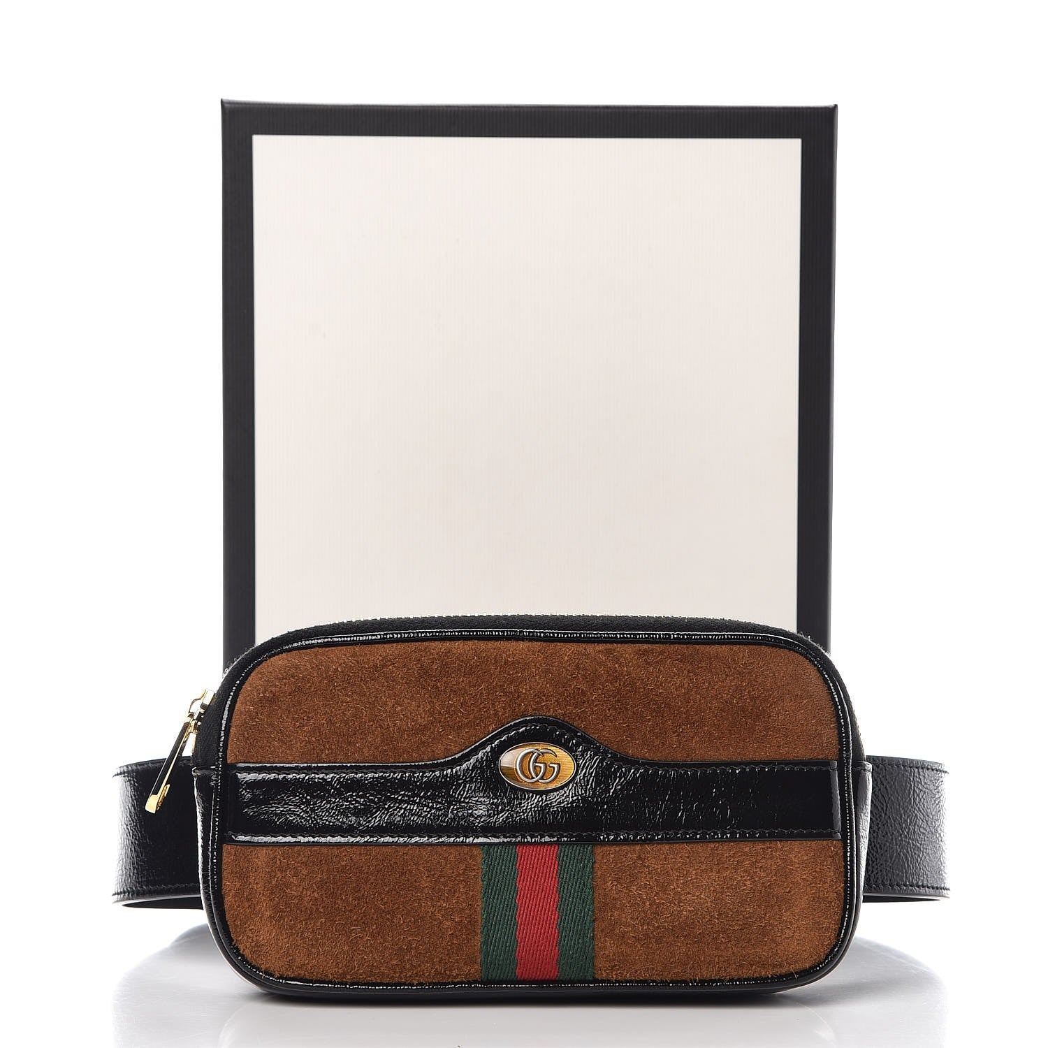 Gucci Suede Patent Ophidia Belted iPhone Case 75 30 Nocciola Black 13 of 13