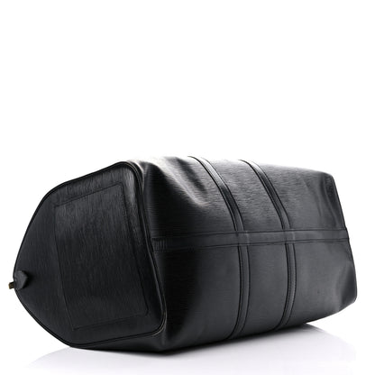 Louis Vuitton Epi Keepall 55 Black 4 of 33