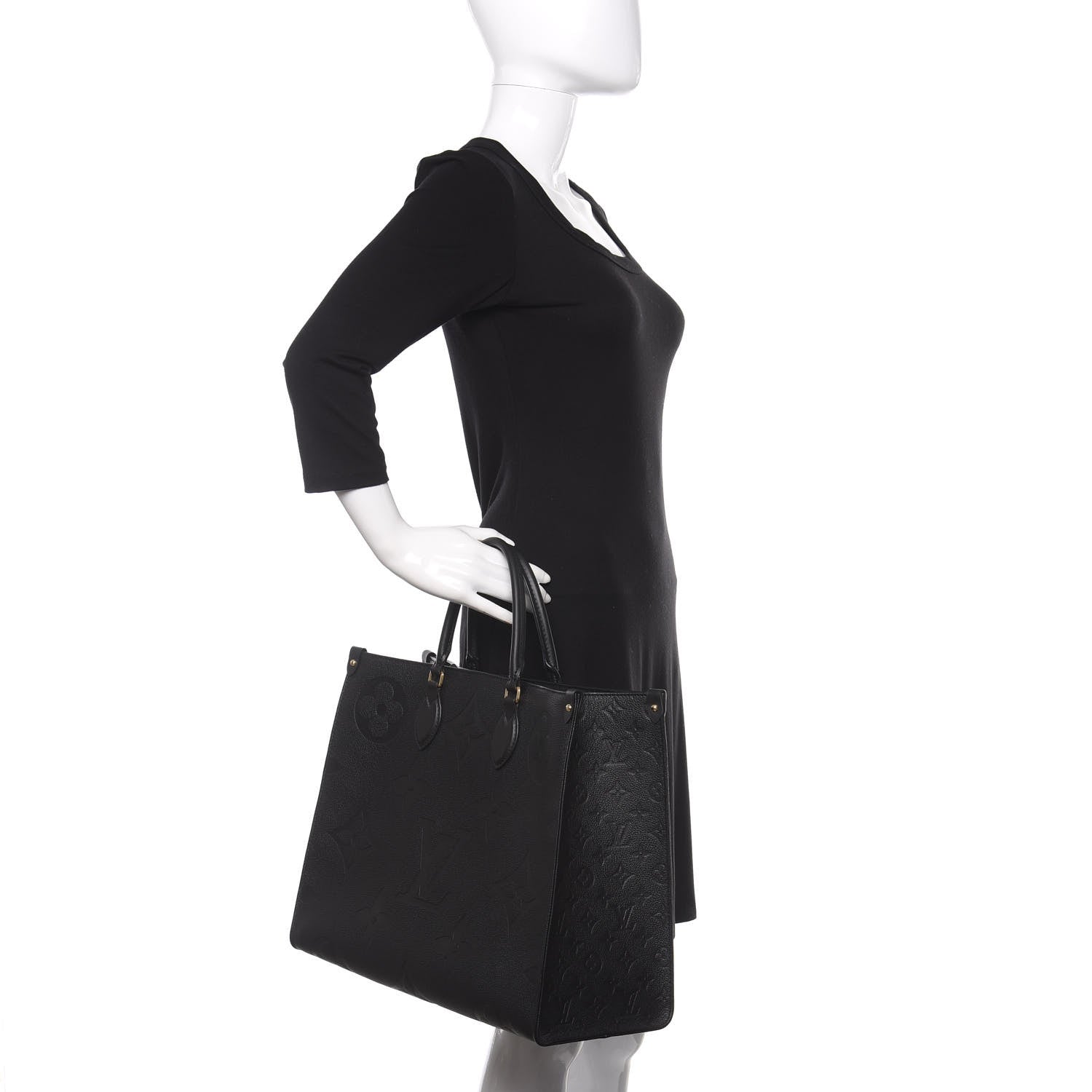 Louis Vuitton Empreinte Monogram Giant Onthego GM Black 3 of 11