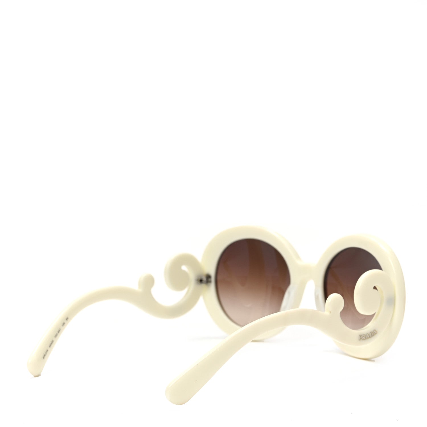 Prada Baroque Sunglasses SPR 27N White 4 of 6