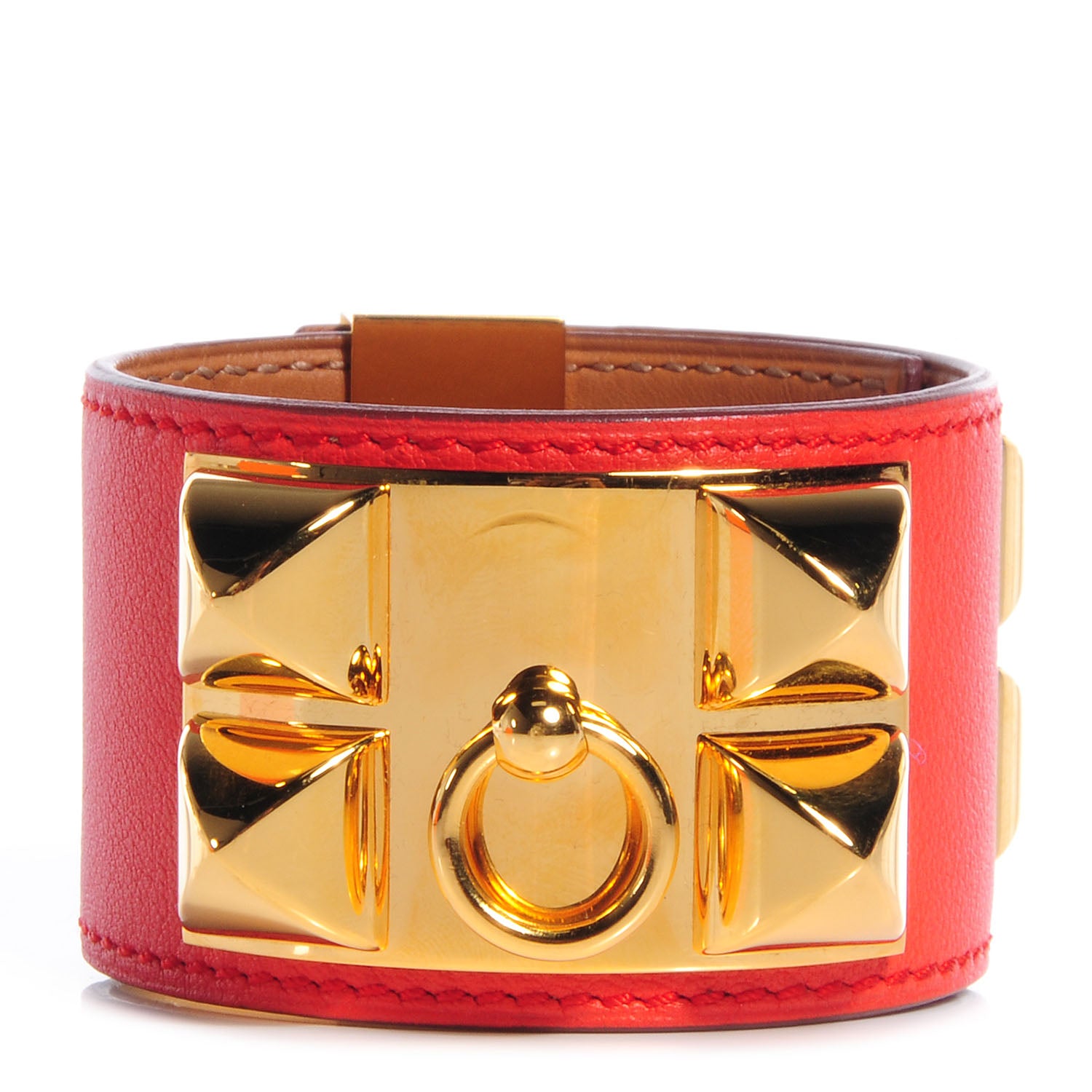 Hermes Swift Collier de Chien CDC Bracelet Capucine Small 1 of 7