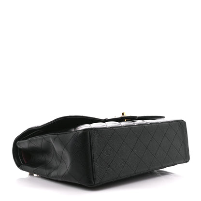 Chanel Caviar Quilted Maxi Double Flap Black 4 of 13