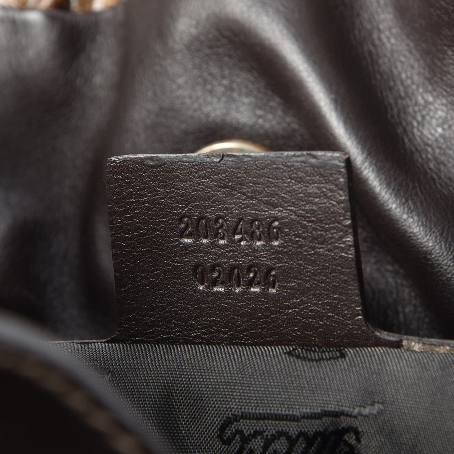Crystal Monogram Small Hysteria Bag Brown