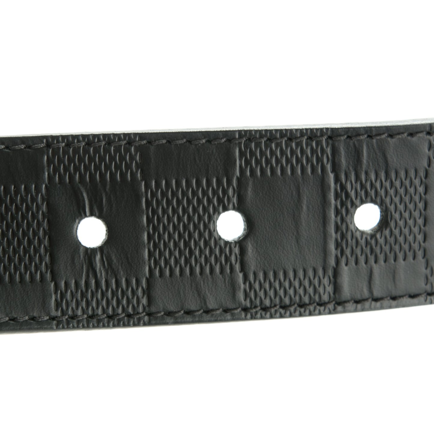 Damier Calfskin Boston Reversible Belt 95 38 Black