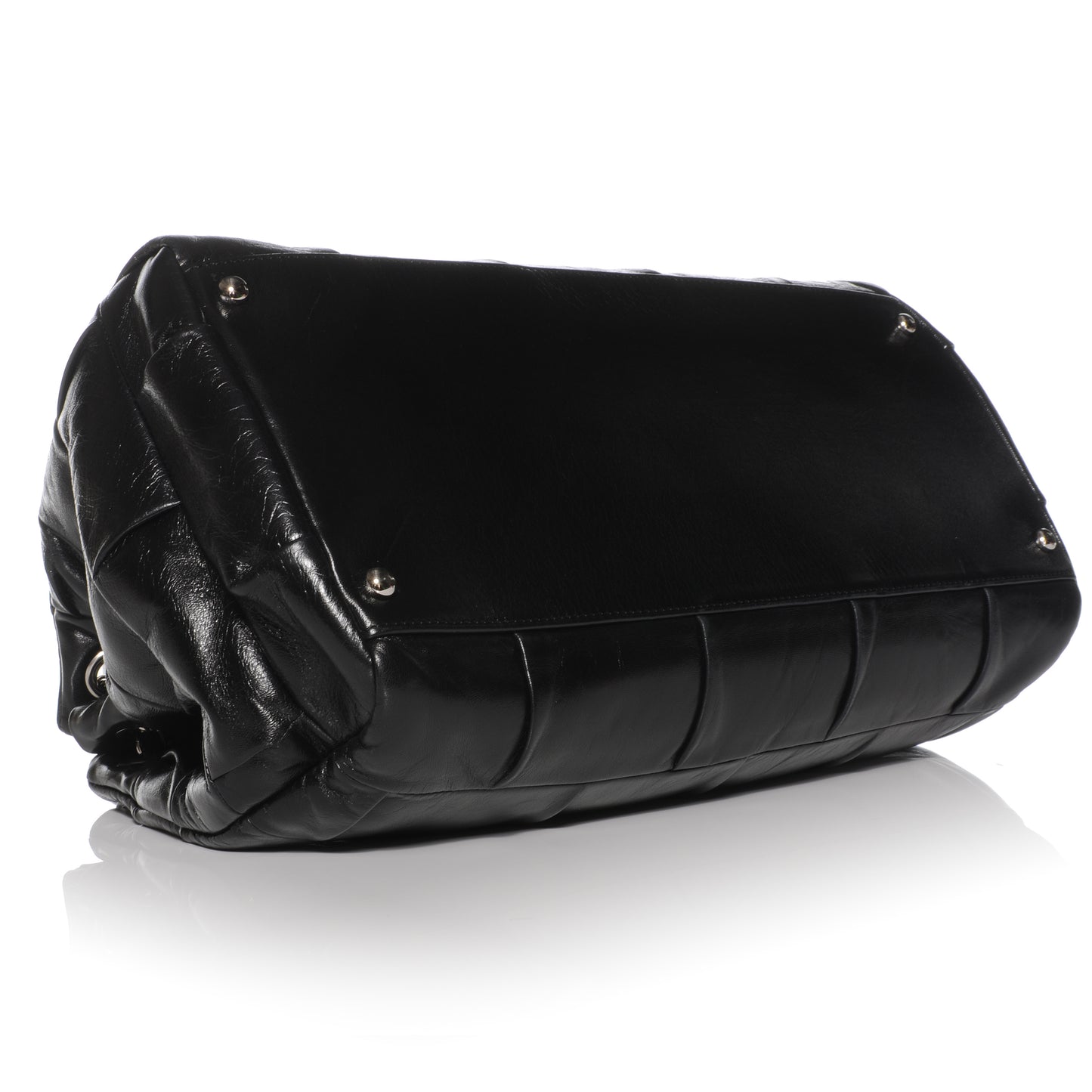 Lambskin Igloo Shoulder Bag Black