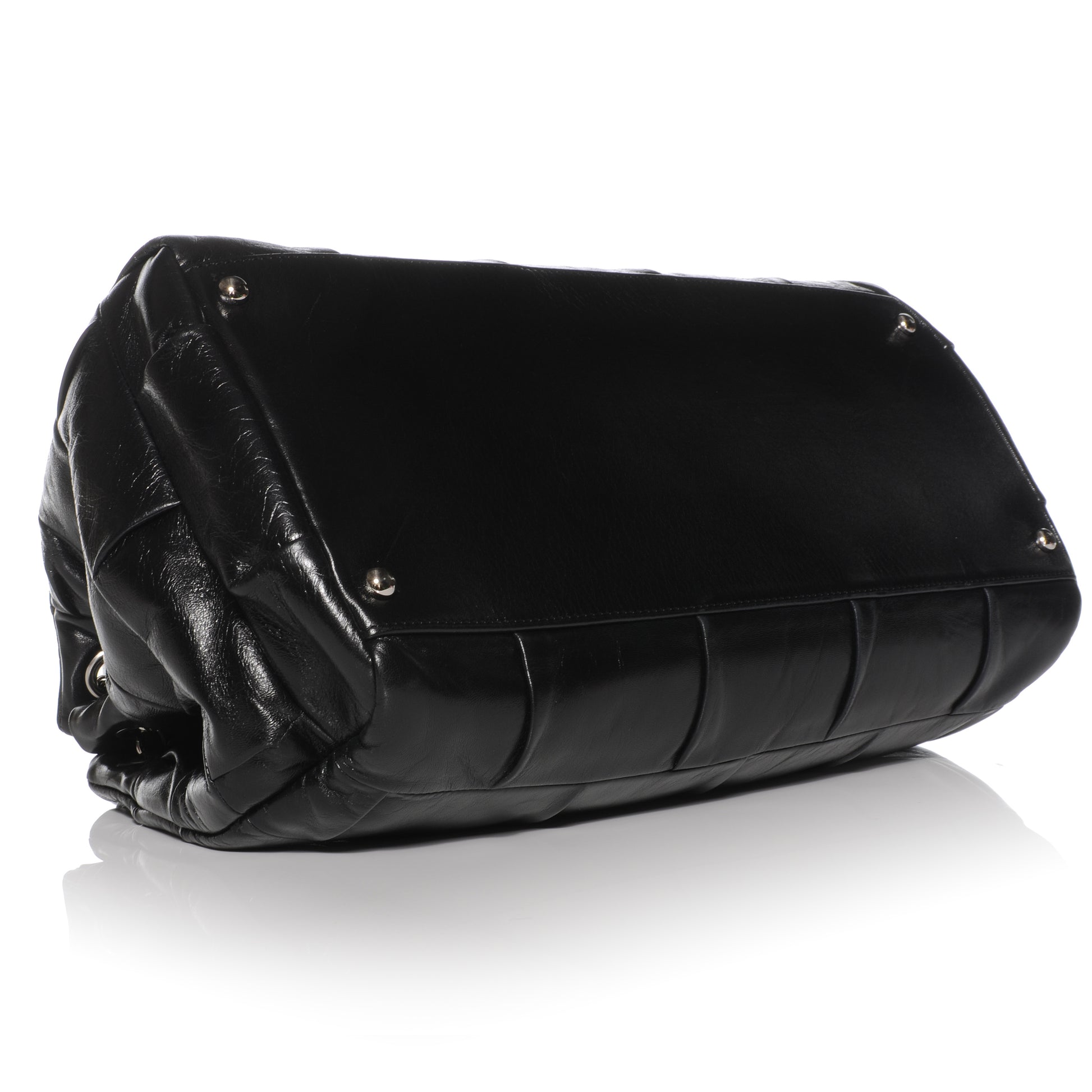 Chanel Lambskin Igloo Shoulder Bag Black 4 of 9