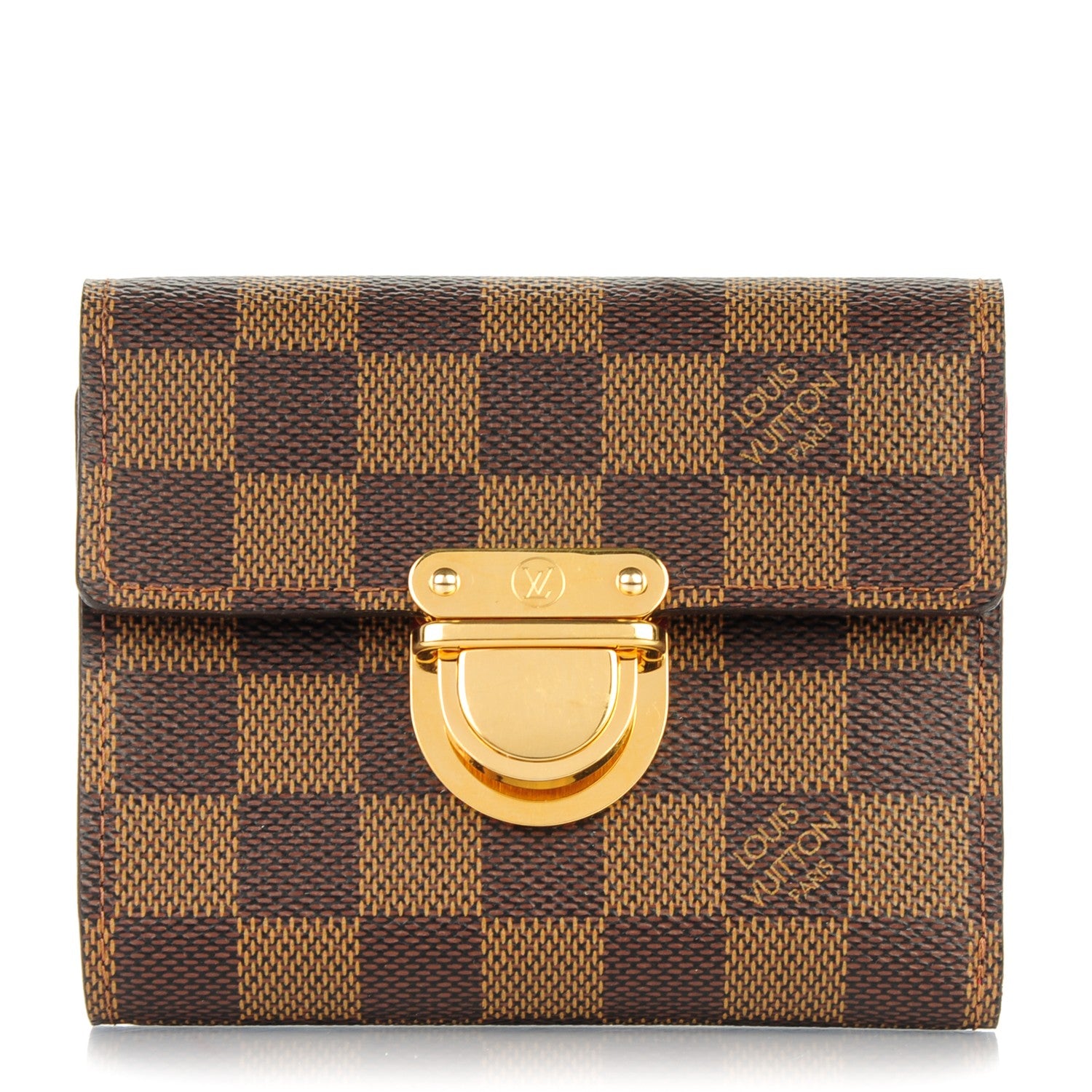 Louis Vuitton Damier Ebene Koala Compact Wallet 1 of 8