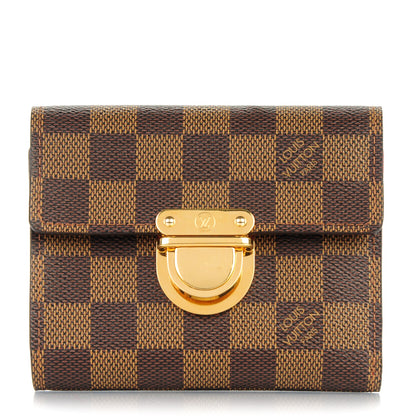 Louis Vuitton Damier Ebene Koala Compact Wallet 1 of 8