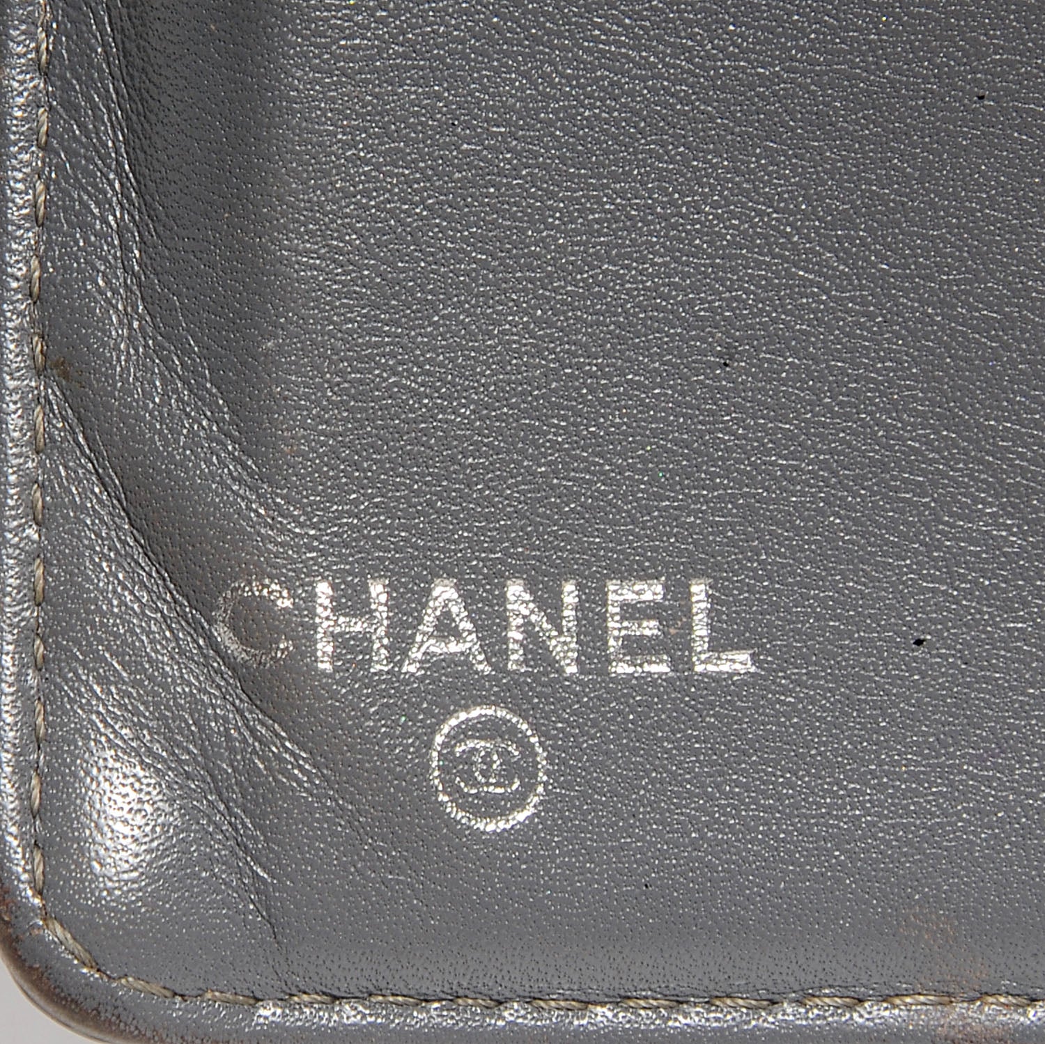 Chanel Patent Camellia Large Yen Wallet 7 of 8