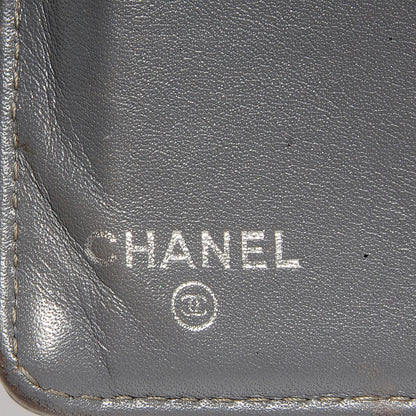 Chanel Patent Camellia Large Yen Wallet 7 of 8
