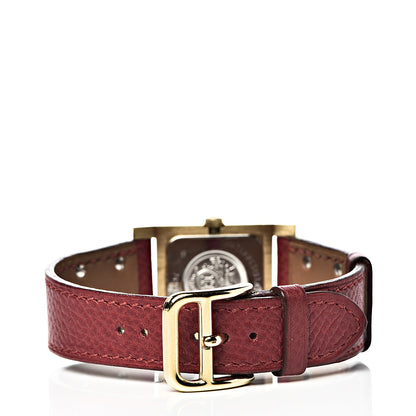 Hermes Stainless Steel Courchevel 23mm Medor Quartz Watch Rouge 4 of 9