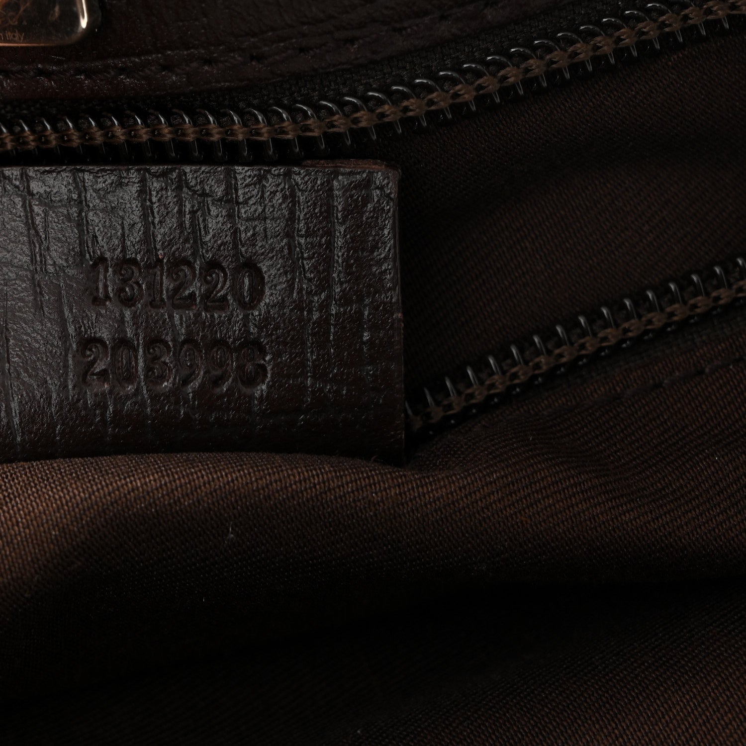 Gucci GG Plus Monogram Small Vertical Tote Dark Brown 7 of 14