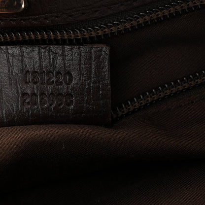 Gucci GG Plus Monogram Small Vertical Tote Dark Brown 7 of 14