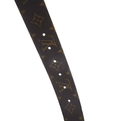 Louis Vuitton Monogram Calfskin 40mm LV Initiales Reversible Belt 100 40 Black 3 of 5