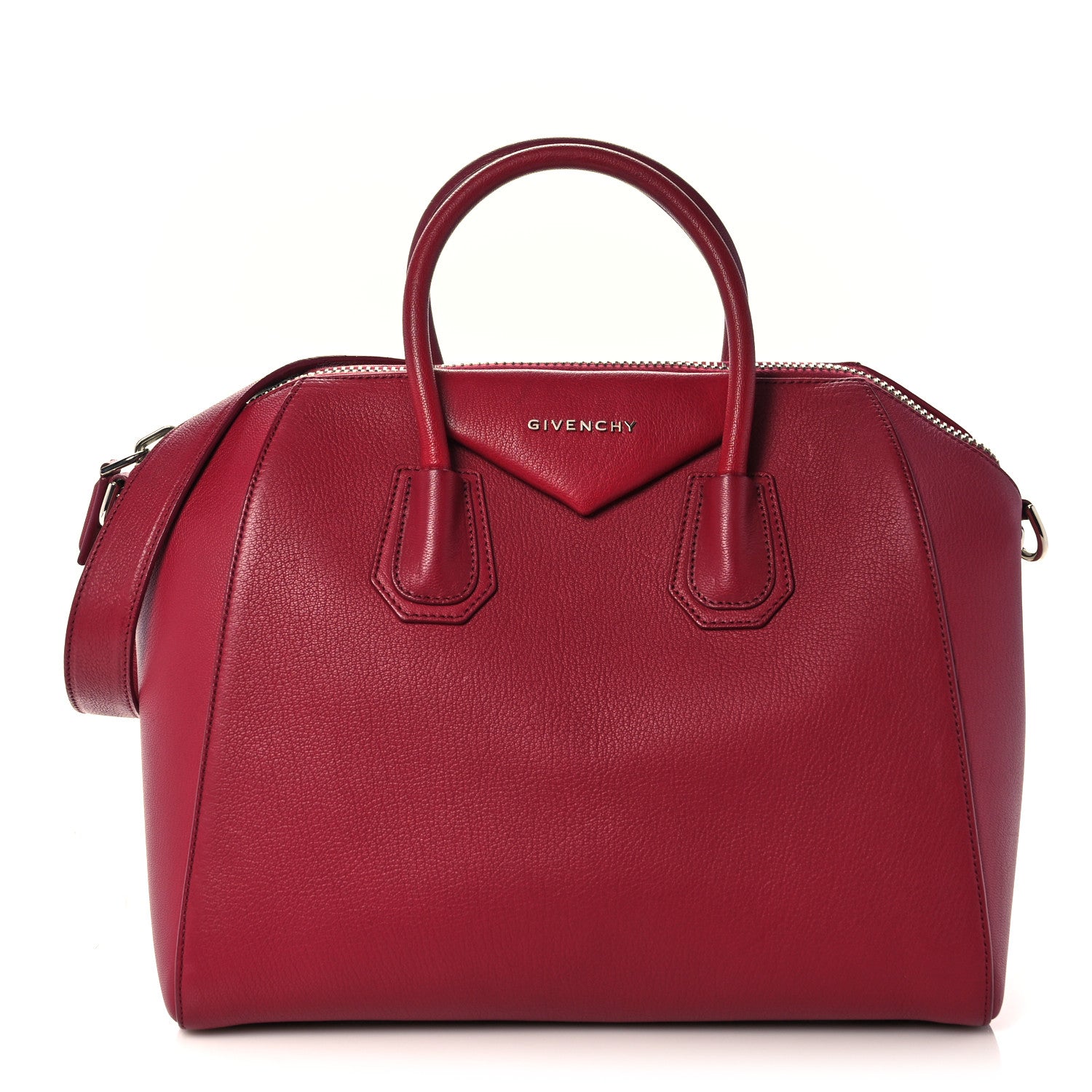 Givenchy Sugar Goatskin Medium Antigona Red 1 of 10