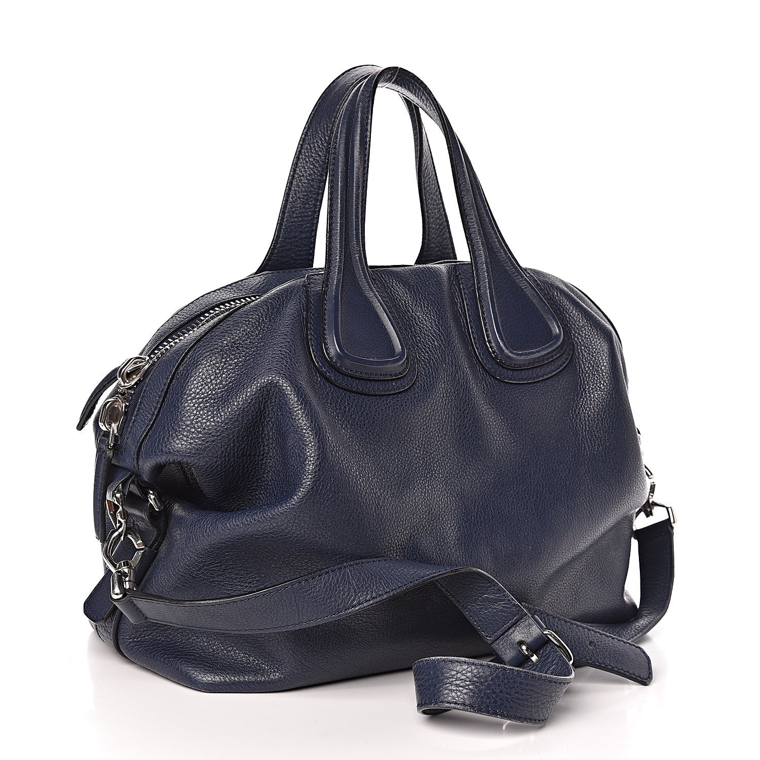 Givenchy Waxy Grained Calfskin Medium Nightingale Deep Blue 3 of 12