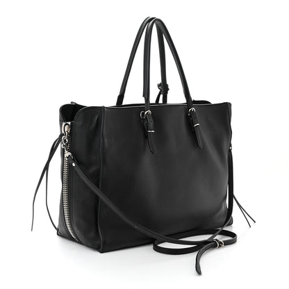 Balenciaga Veau Papier B4 Zip Around Tote Black 3 of 12