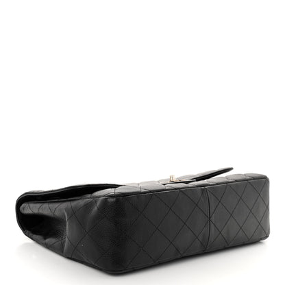 Chanel Caviar Quilted Jumbo Single Flap Black 4 of 9