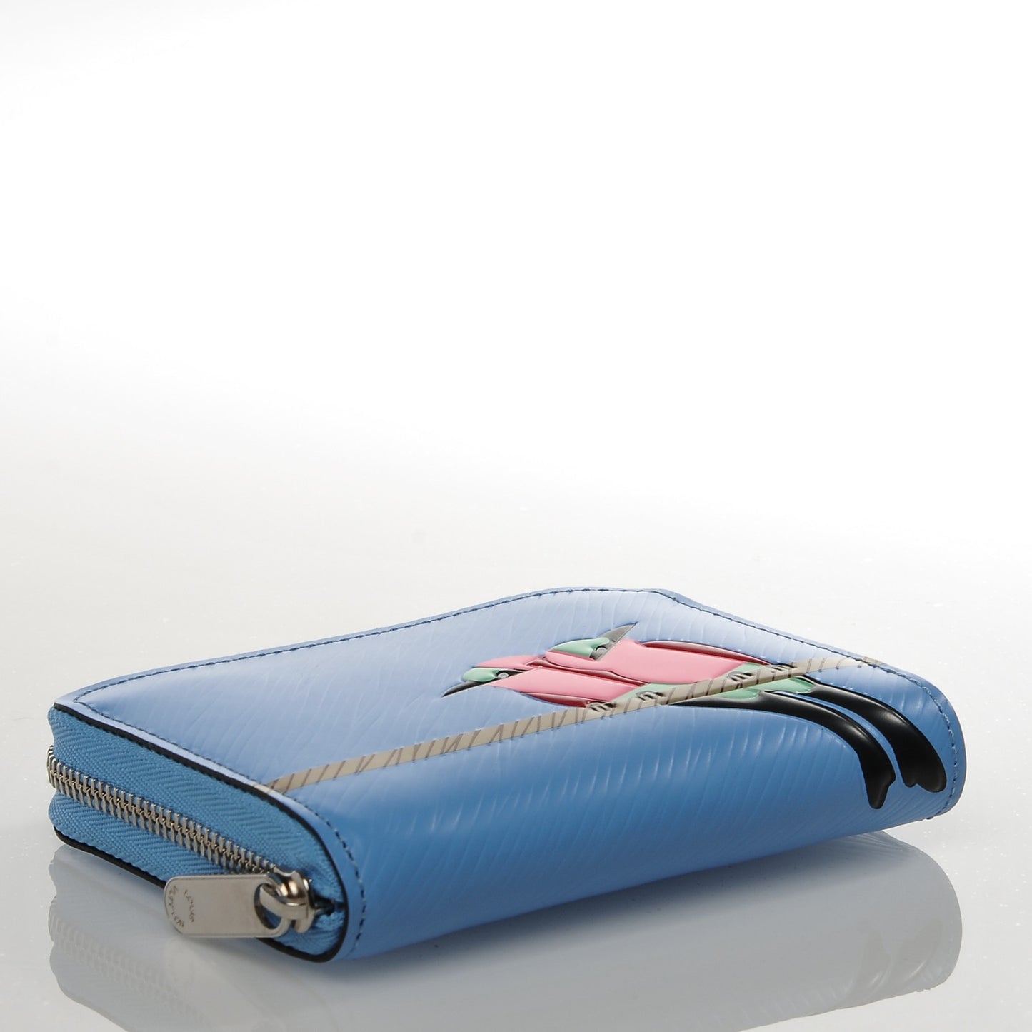 Epi Early Bird Zippy Coin Purse Bleuet
