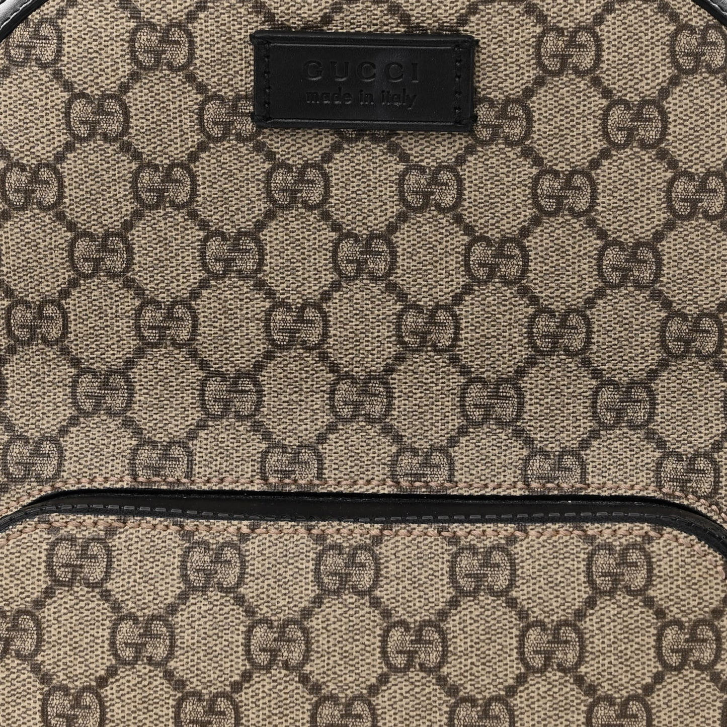 GG Supreme Monogram Small Eden Day Backpack Black