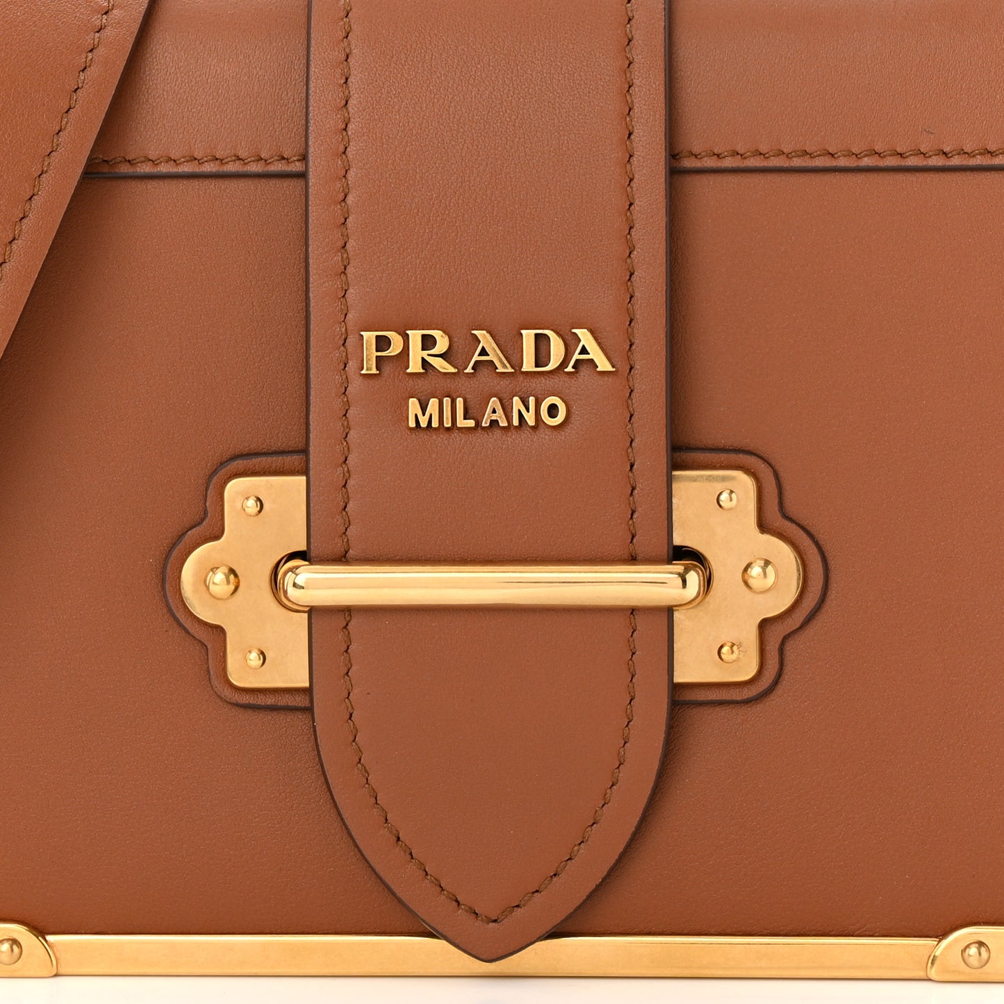 City Calfskin Cahier Bag Cognac