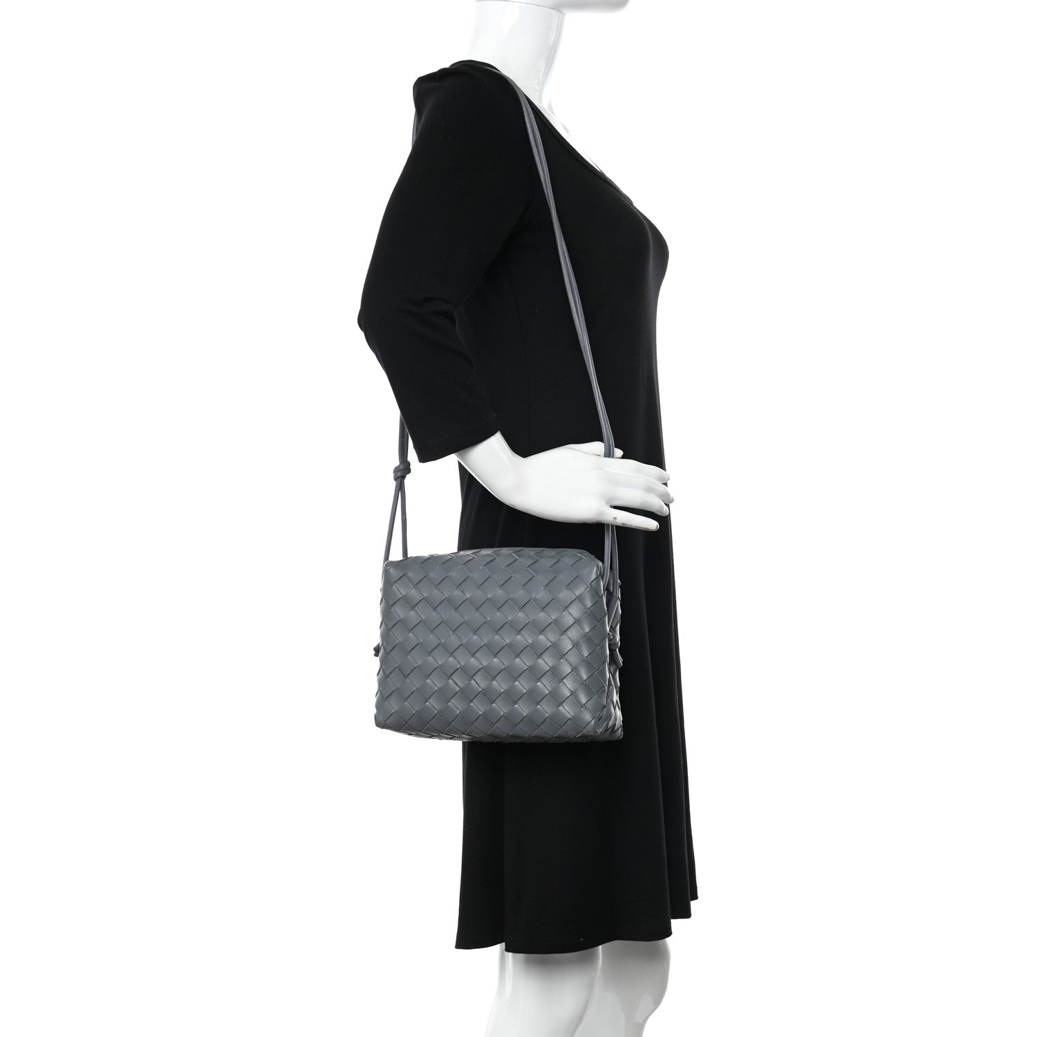 Bottega Veneta Nappa Intrecciato Small Loop Camera Bag Thunder 2 of 11