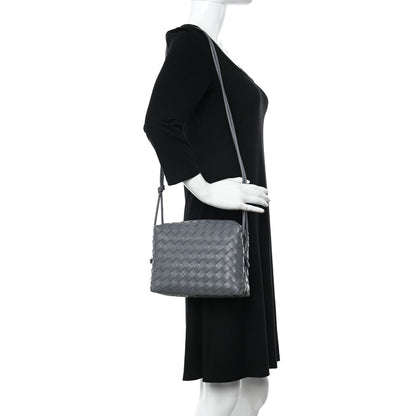 Bottega Veneta Nappa Intrecciato Small Loop Camera Bag Thunder 2 of 11