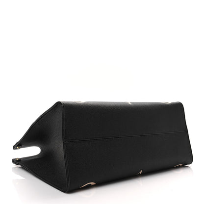 Louis Vuitton Empreinte Monogram Giant Onthego MM Black Beige 4 of 7