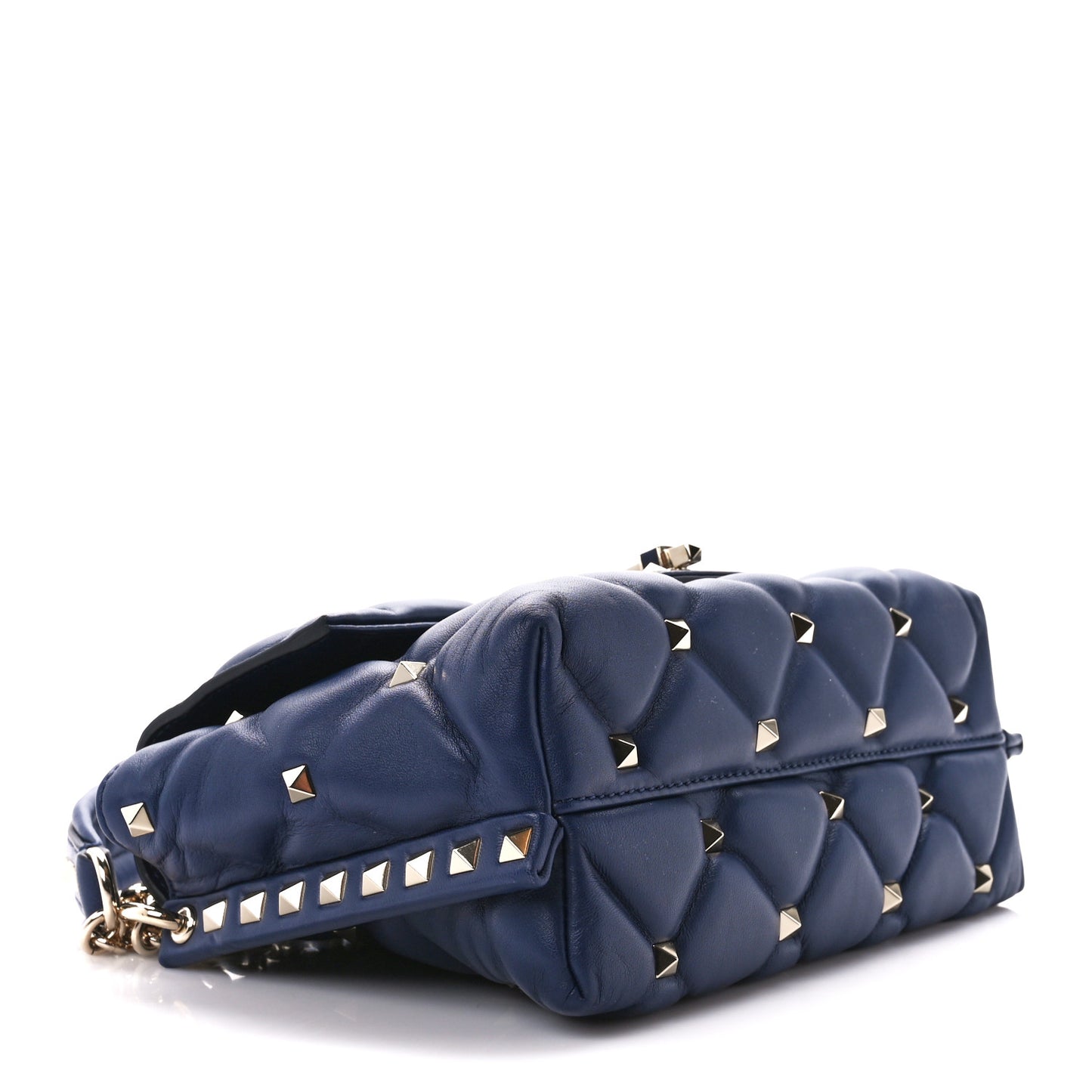 Nappa Small Candystud Crossbody Navy