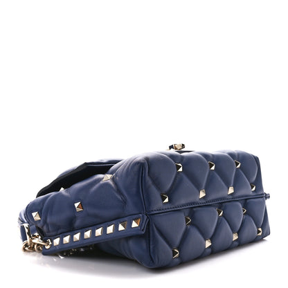 Valentino Garavani Nappa Small Candystud Crossbody Navy 4 of 11