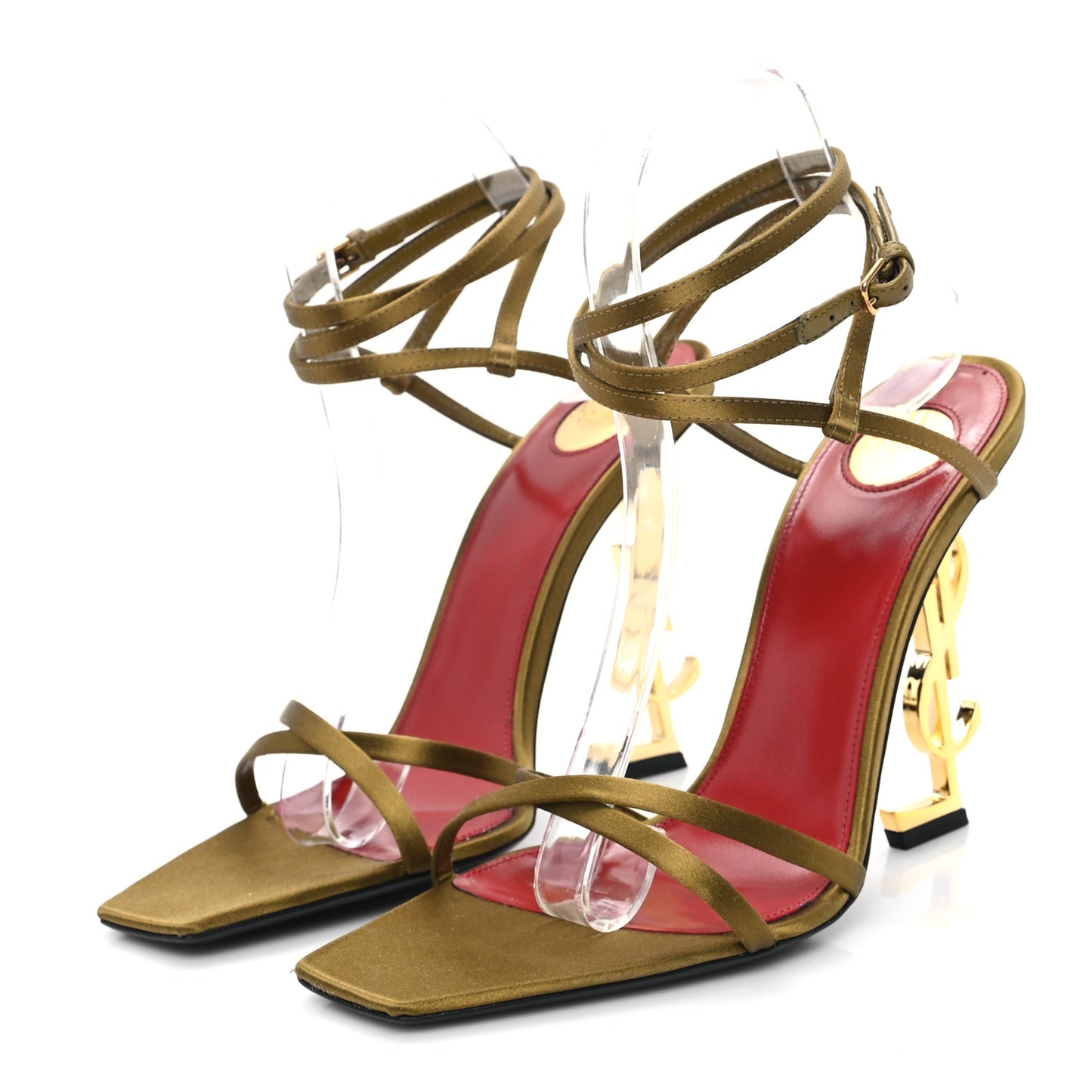 Crepe Satin Opyum 110 Sandals 39 Cuba Gold