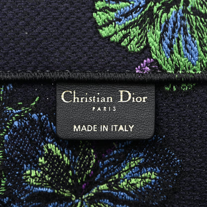 Christian Dior Canvas Embroidered Medium Toile de Jouy Voyage Book Tote Blue Multicolor 6 of 10