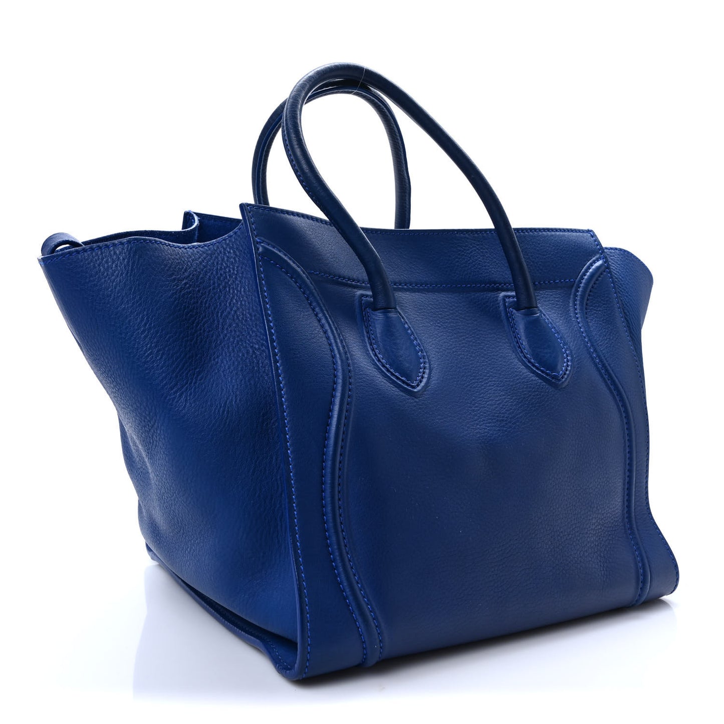 Supple Calfskin Medium Phantom Luggage Royal Blue