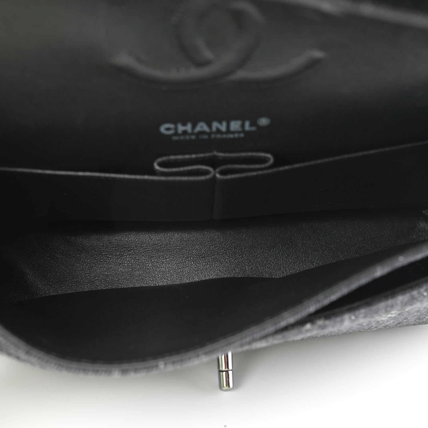 Chanel Denim Medium Double Flap Black 5 of 11