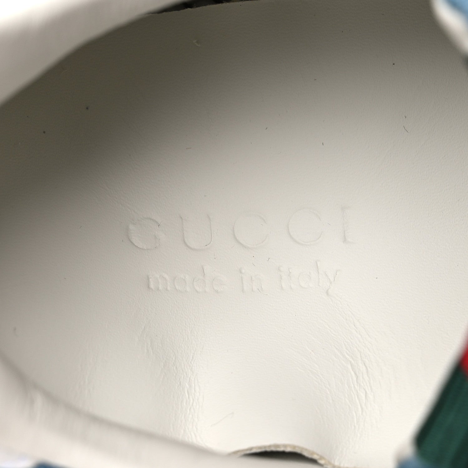 Gucci New Denim Delave GG Monogram Womens Re-Web Sneakers 36 Light Blue Royale 9 of 11
