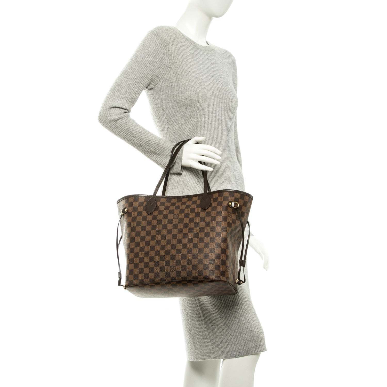Louis Vuitton Damier Ebene Neverfull MM 2 of 8