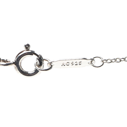 Tiffany Sterling Silver Twist Round Charm Necklace 5 of 6