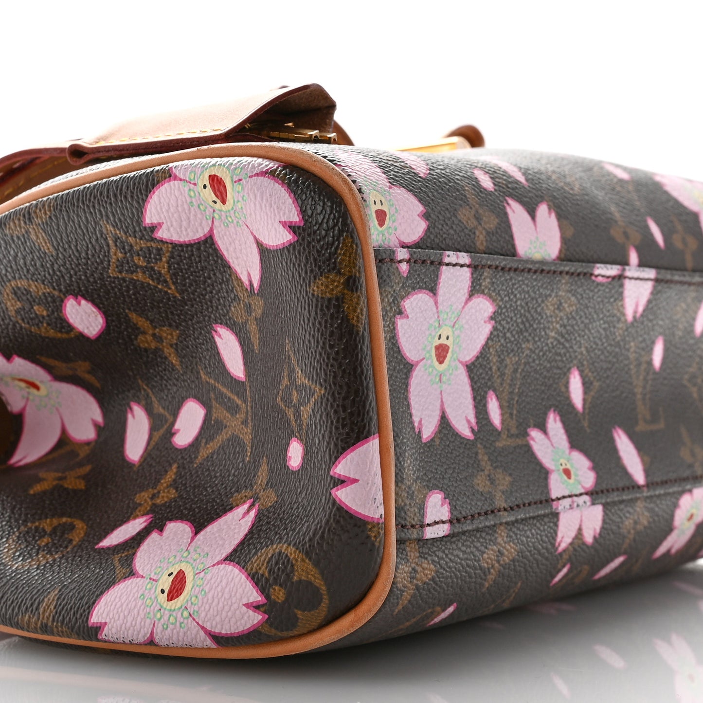 Monogram Cherry Blossom Sac Retro Bag Brown