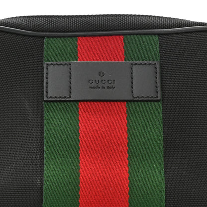 Gucci Canvas Web Slim Belt Bag Black 8 of 10