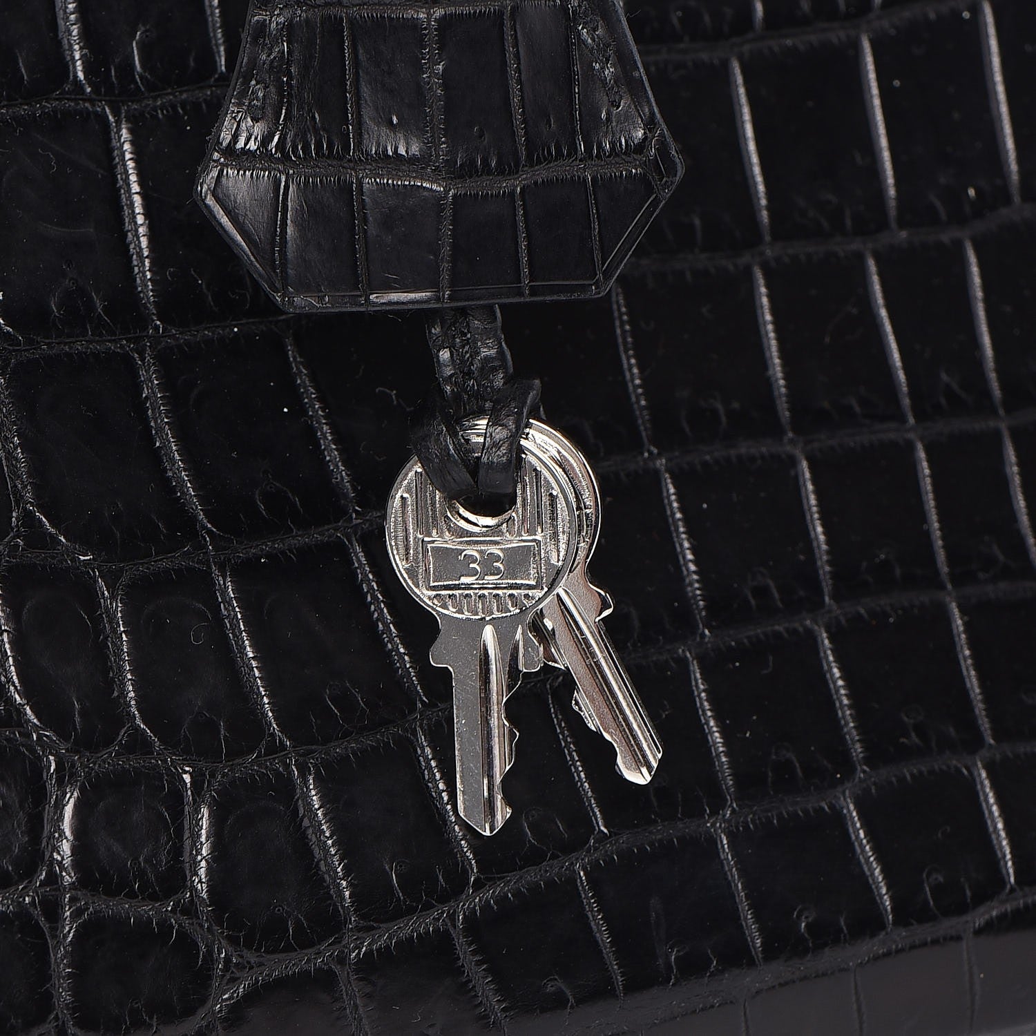 Hermes Matte Niloticus Crocodile Birkin 30 Black 24 of 27