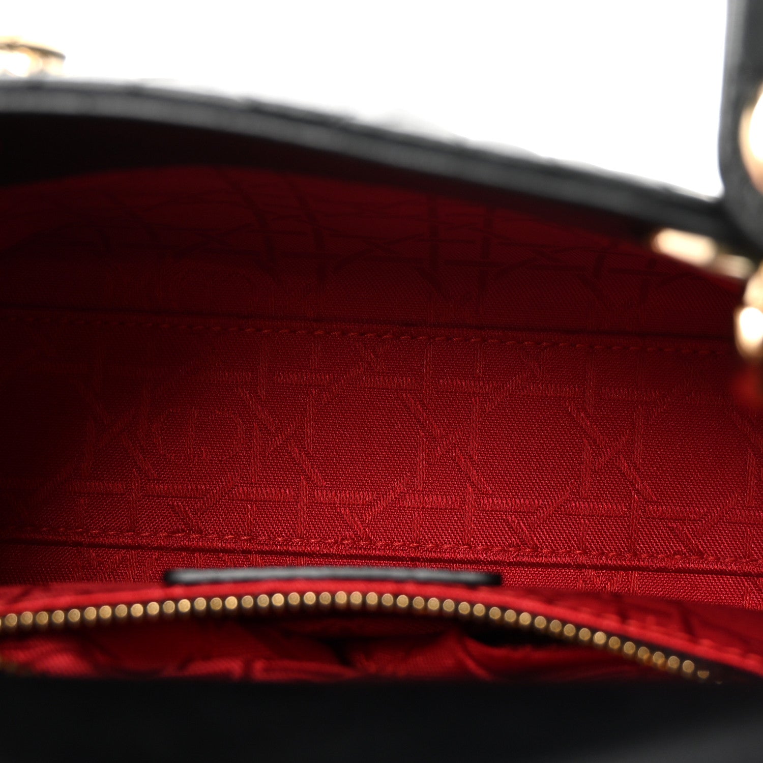 Christian Dior Lambskin Cannage Mini Lady Dior Black 5 of 10
